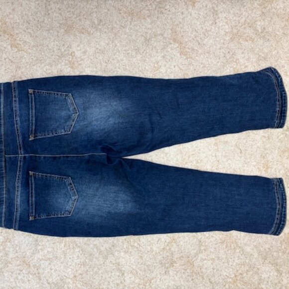 Charlie B Capri Peddle Pushers denim pants size: woman's 4 - Stretchy - Picture 2 of 7